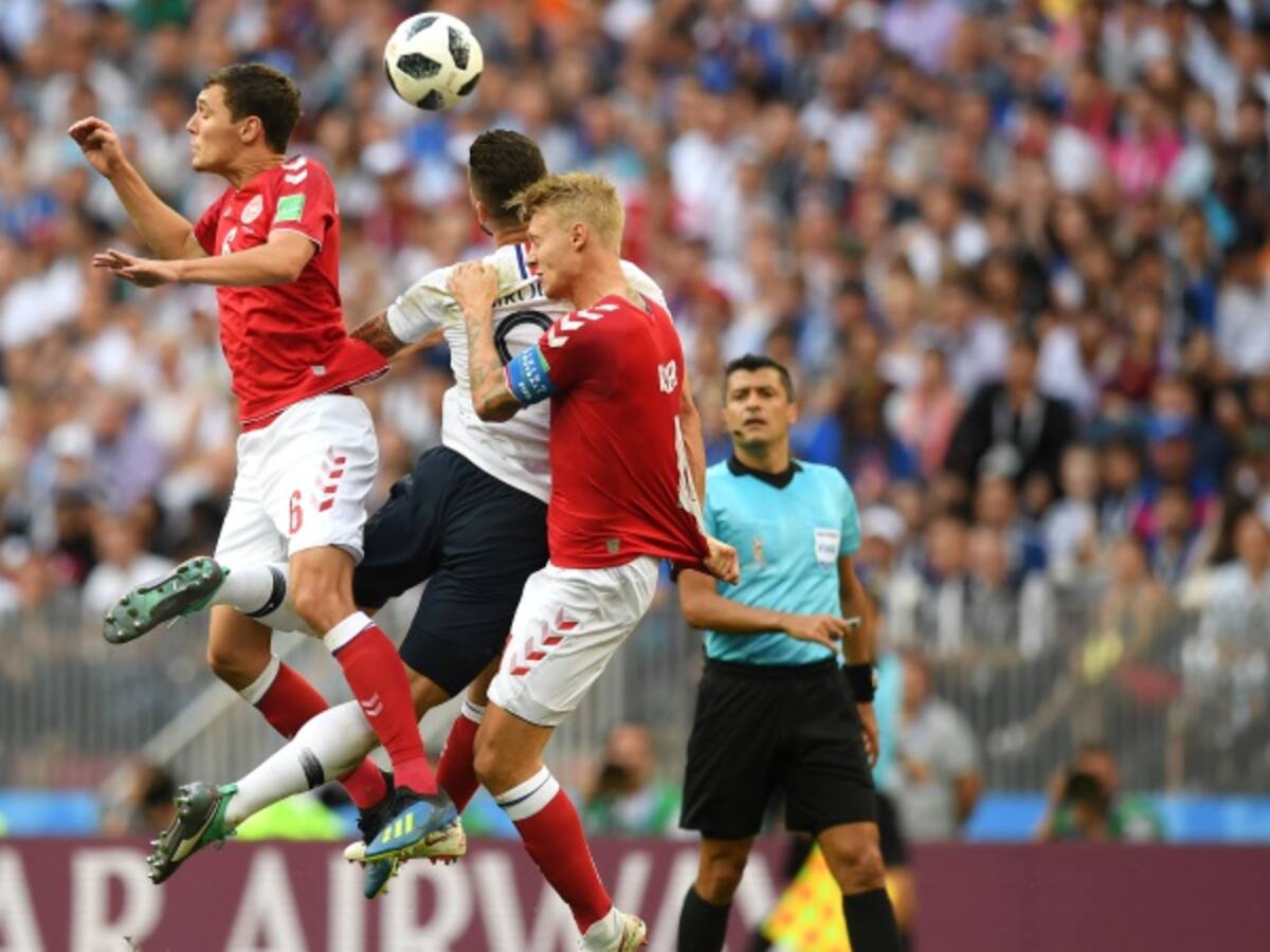 Las mejores imágenes del empate entre Dinamarca y Francia