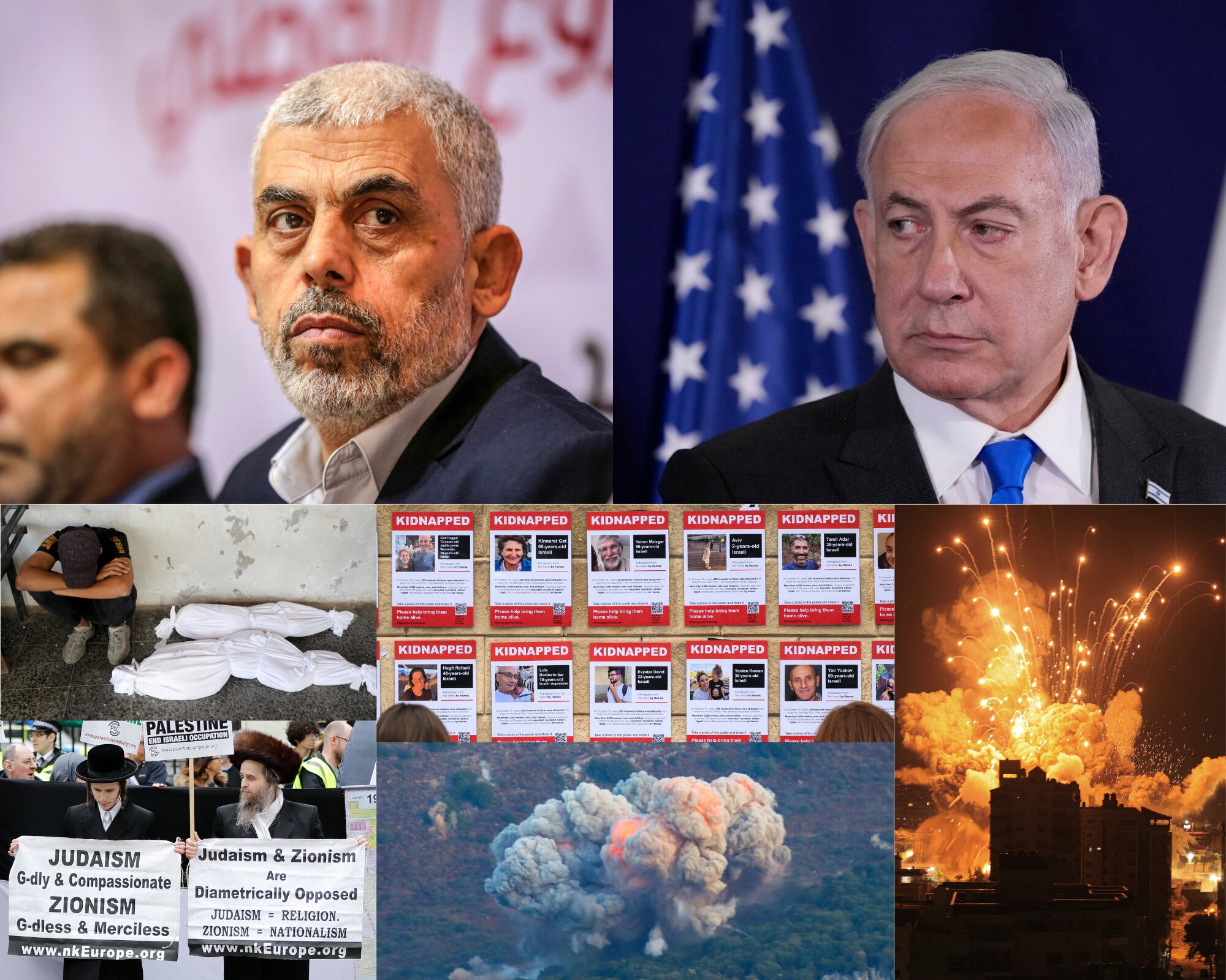 Al conmemorarse un año de los ataques del 7 de octubre, Israel y Hamás aseguraron que mantendrán los combates para frenar las “amenazas contra su existencia”. 
(foto: Caracol Radio / Getty )