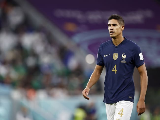 Raphael Varane en el Mundial de Qatar 2022. Foto: ANP via Getty Images.