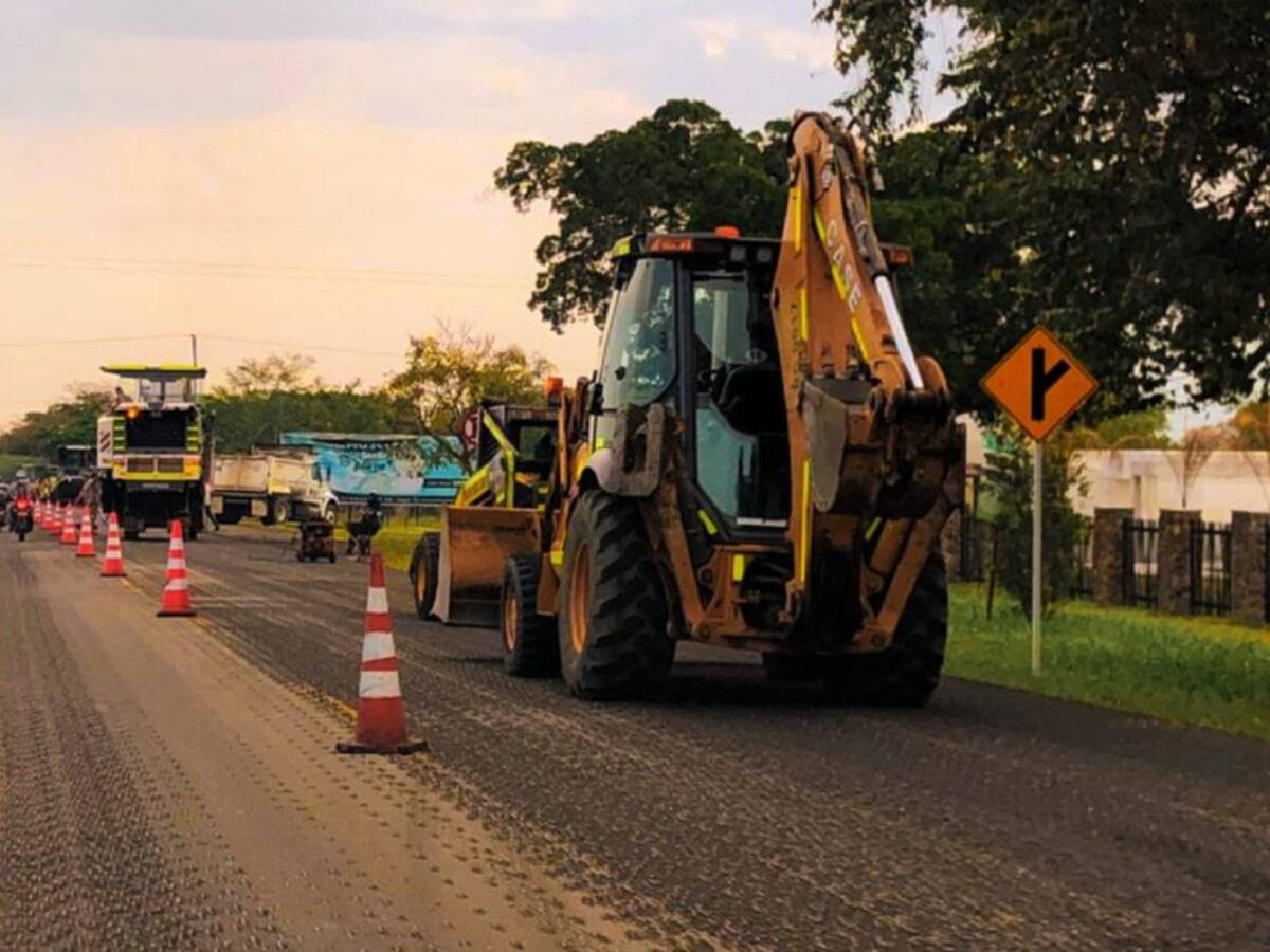 Las obras de rehabilitación de la vía Cambao – Manizales va en un 43%