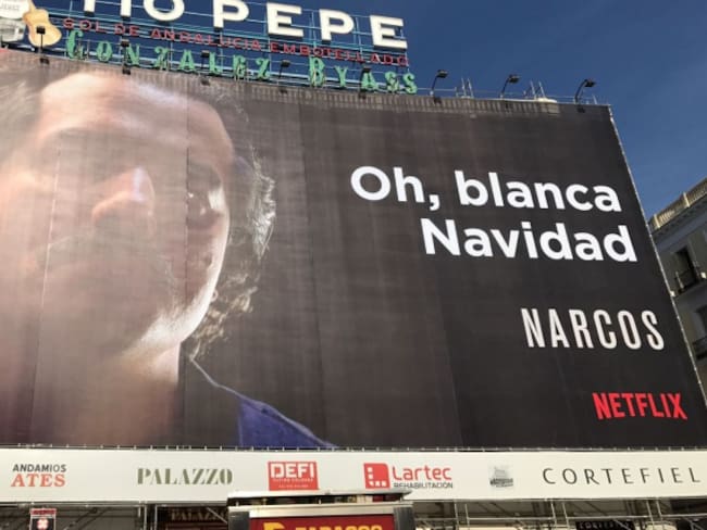 Colombia pide a España que retire de las calles de Madrid el cartel de “Narcos” de Netflix
