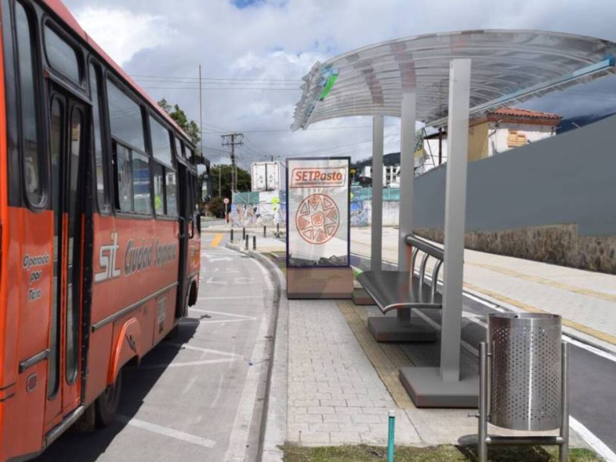 Instalarán 130 paraderos en Pasto