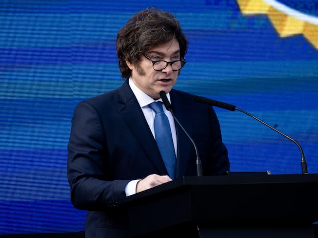 El presidente de Argentina, Javier Milei. FOTO: Tomas Cuesta/Getty Images