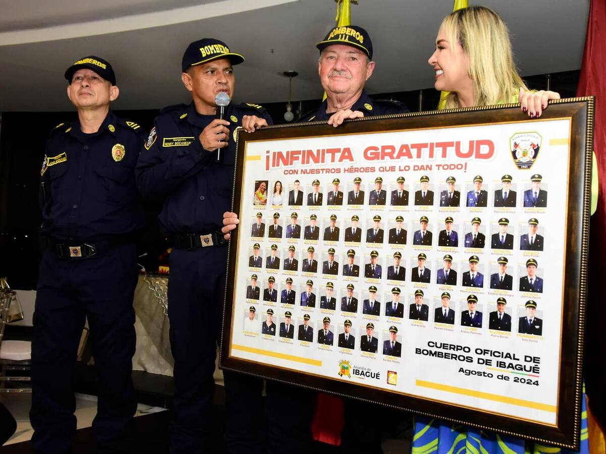 En Ibagué conmemoraron los 83 años del Cuerpo Oficial de Bomberos