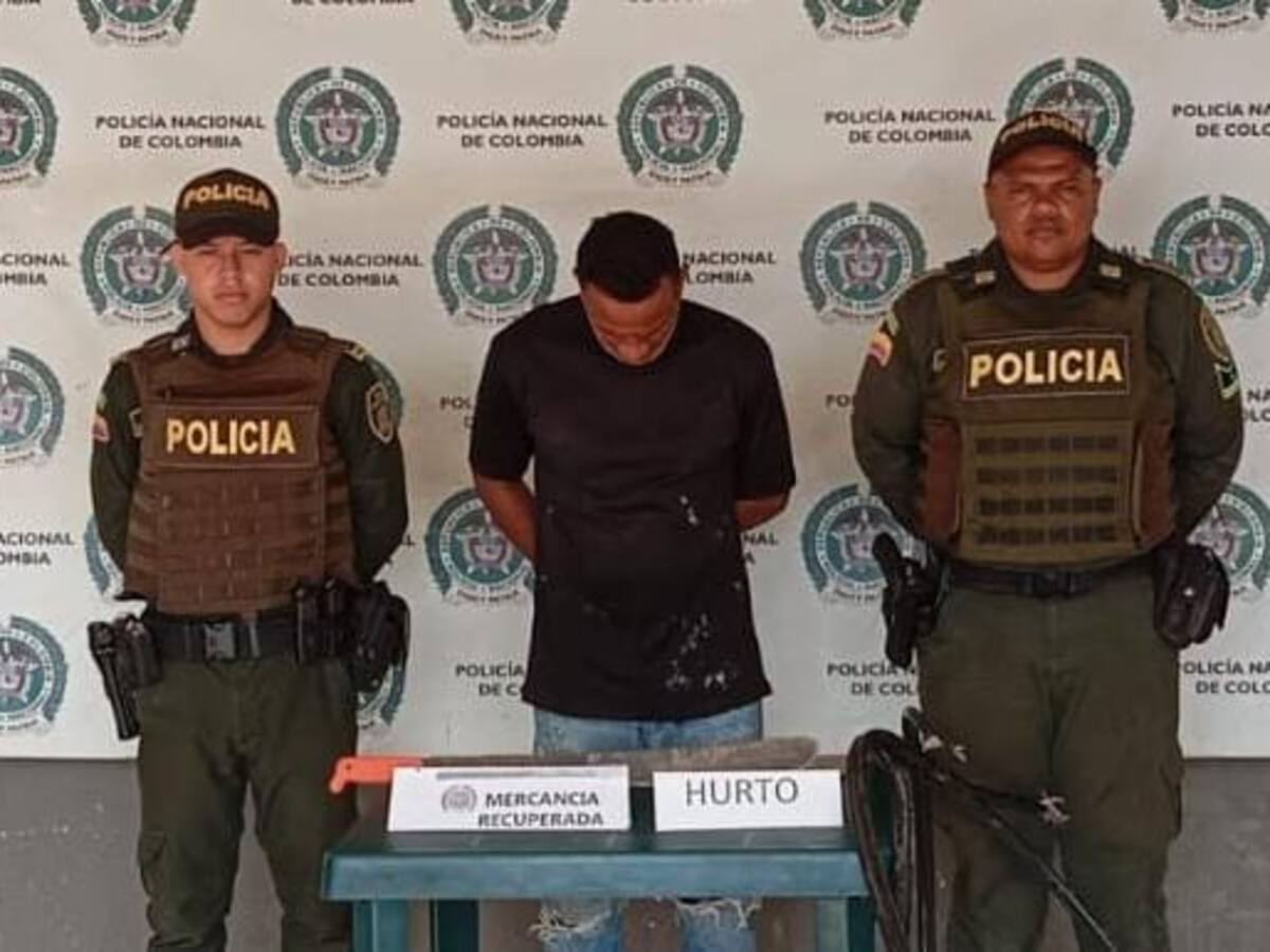 En El Carmen de Bolívar cayó presunto ladrón de cables de alta tensión