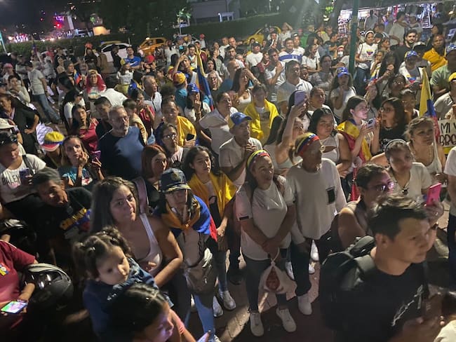 Gran protesta mundial por la verdad de Venezuela, asistentes en Cúcuta. / Foto: Cortesía.