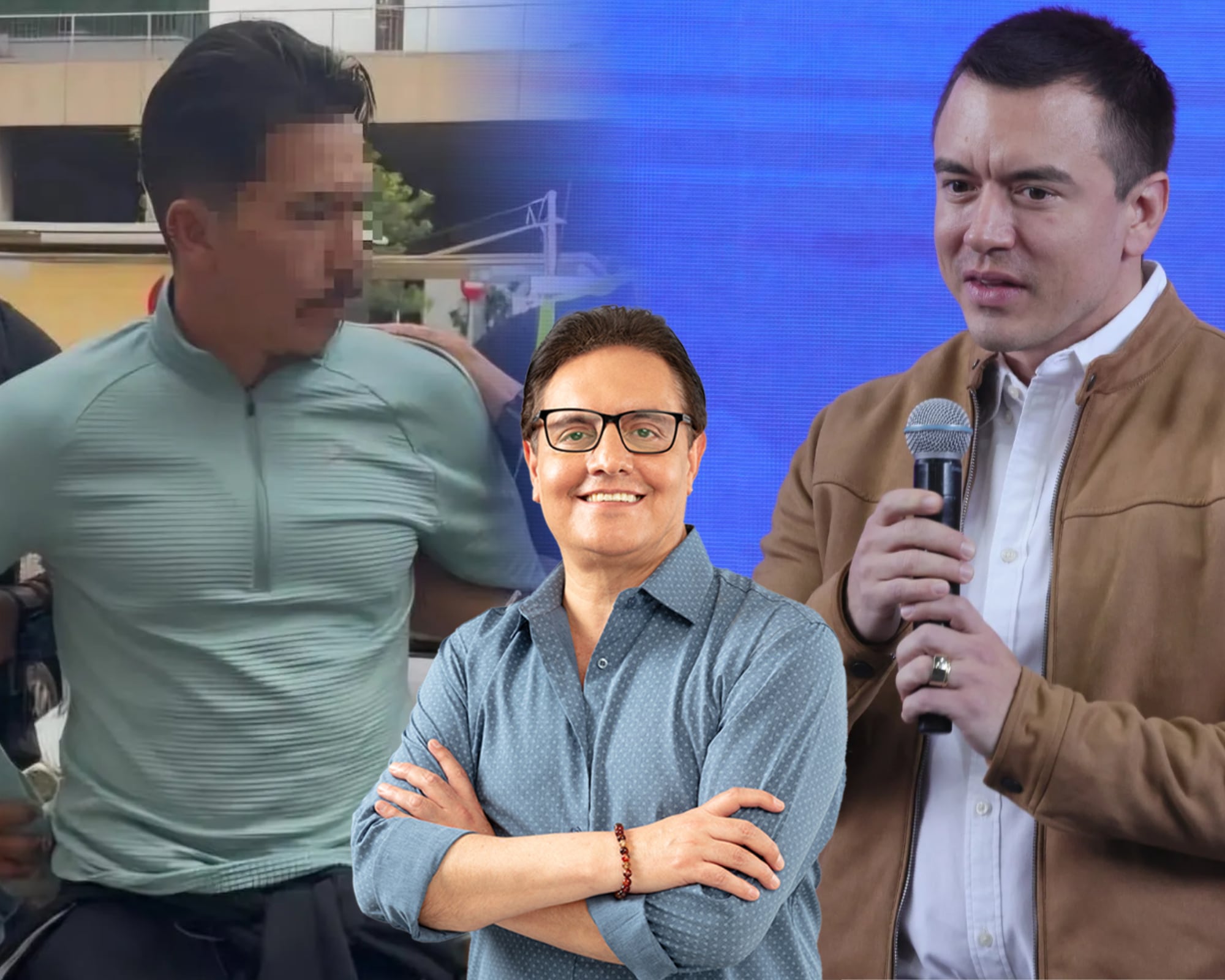 Alias ‘Pipo’, líder del mayor grupo criminal de Ecuador, aseguró que no tuvo nada que ver con el crimen y que el mandatario actual ordenó el asesinato.
(Foto:   Caracol Radio / Getty / Policía Nacional española)