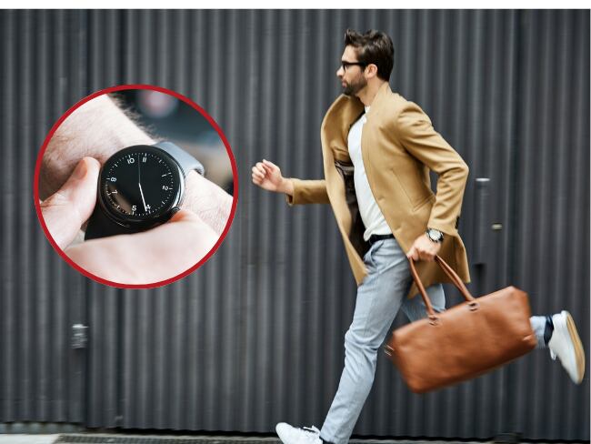 Persona corriendo // Reloj // Getty Images