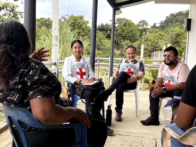 Acciones de la Cruz Roja Internacional en Colombia. Foto Cortesía