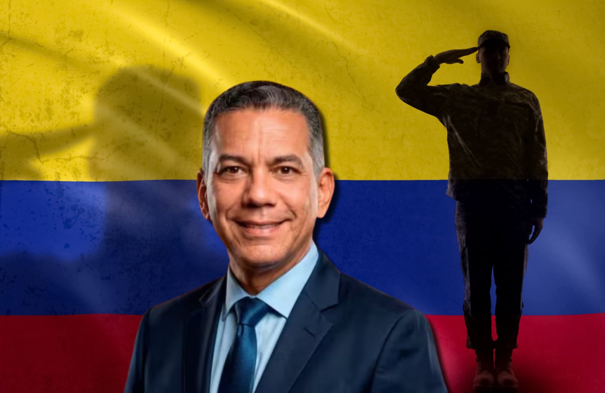 Jorge Eduardo Mora y soldado del Ejército Nacional /Fotos: Suministrada / Getty Images