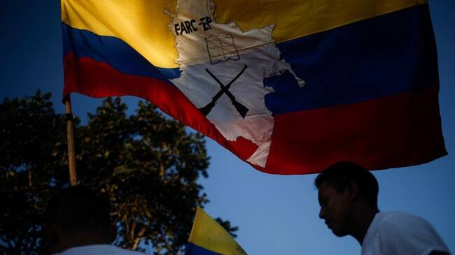 El Diamante Caquetá. 23 Septiembre 2016. Durante la Décima Conferencia Nacional Guerrillera de las Farc, insurgentes marchan por la Paz en el Diamante, lugar donde se lleva a cabo el evento más import. Foto: Colprensa