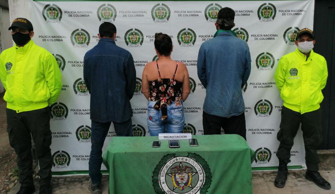 Capturados por presunto hurto de celulares