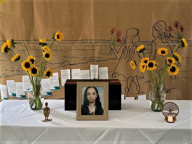 Los restos óseos de Yenny Alejandra Ibarra, de 14 años, fueron hallados en el cementerio de Anorí. Foto: Unidad de Búsqueda.
