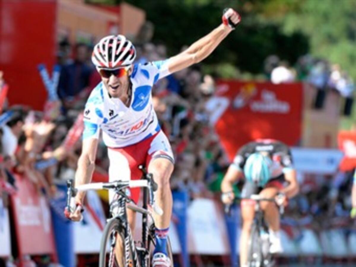 Dani Moreno conquista el muro de Valdepeñas y es nuevo líder en la Vuelta a España