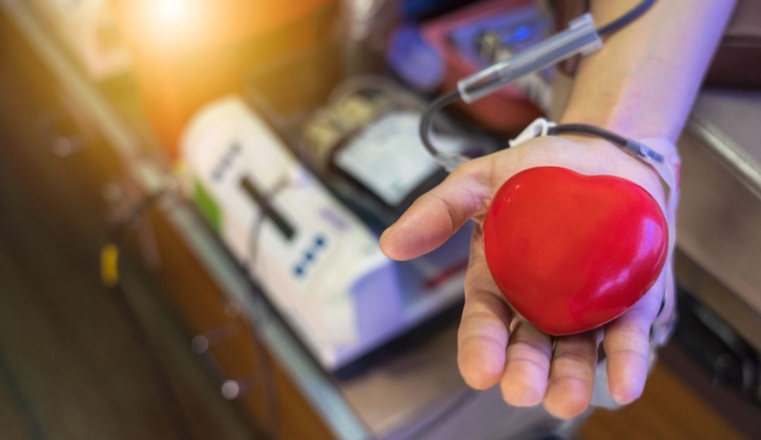 Donación de sangre. 