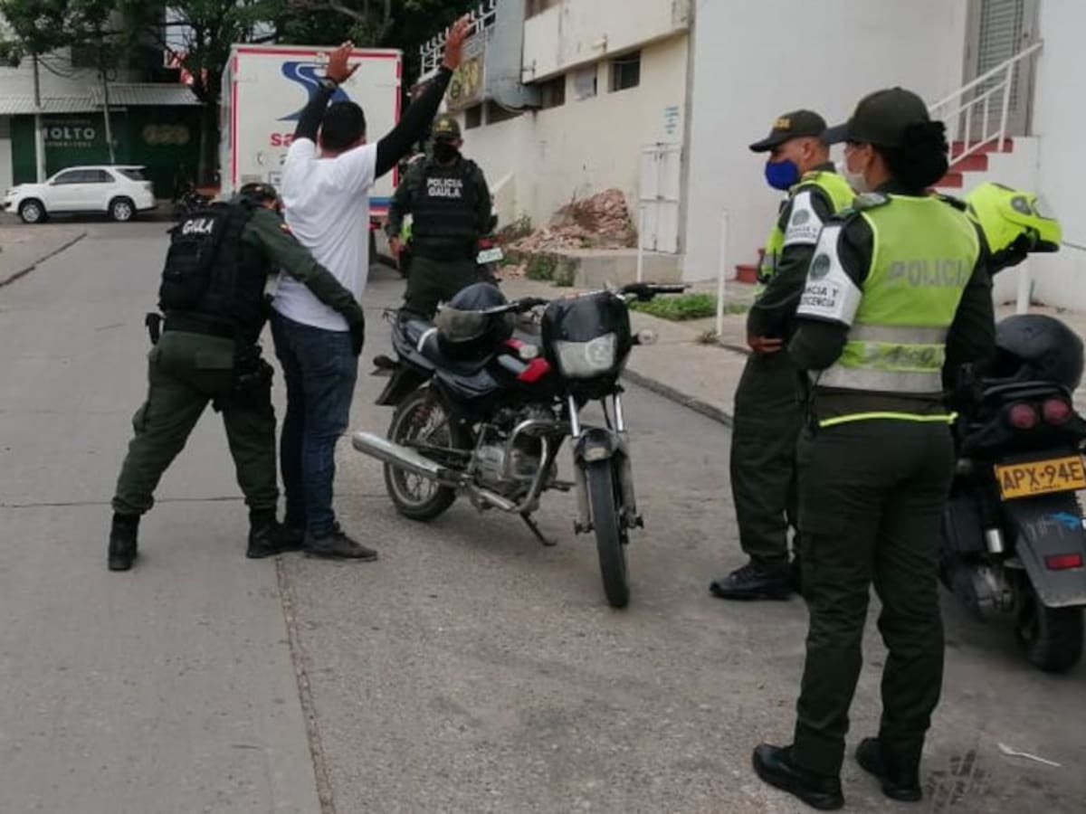 30 motos inmovilizadas en operativos del DATT y la Policía en Cartagena