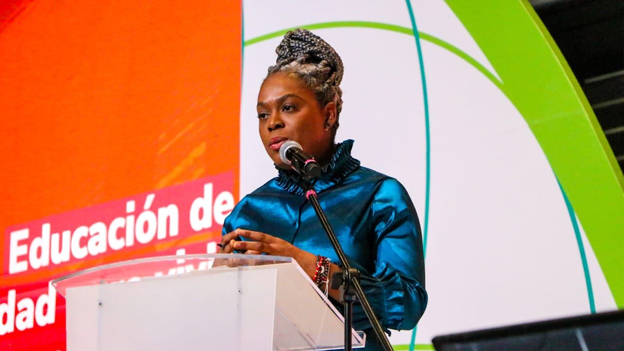 Ministra Aurora Vergara.