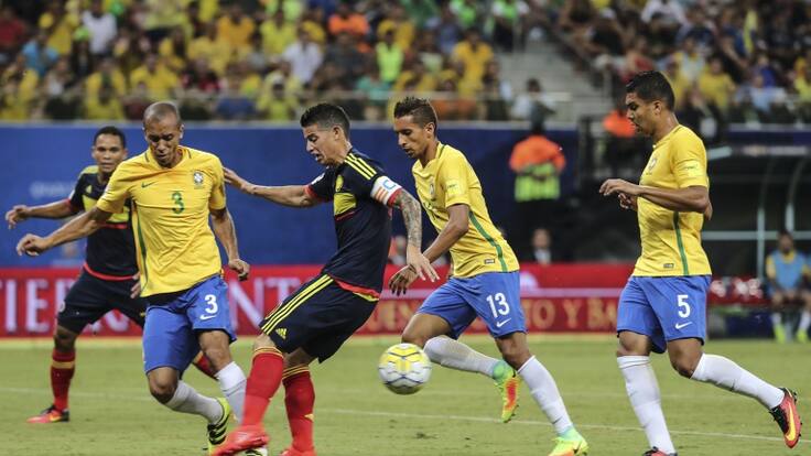 Reviva el gol del empate de Colombia ante Brasil en Manaos