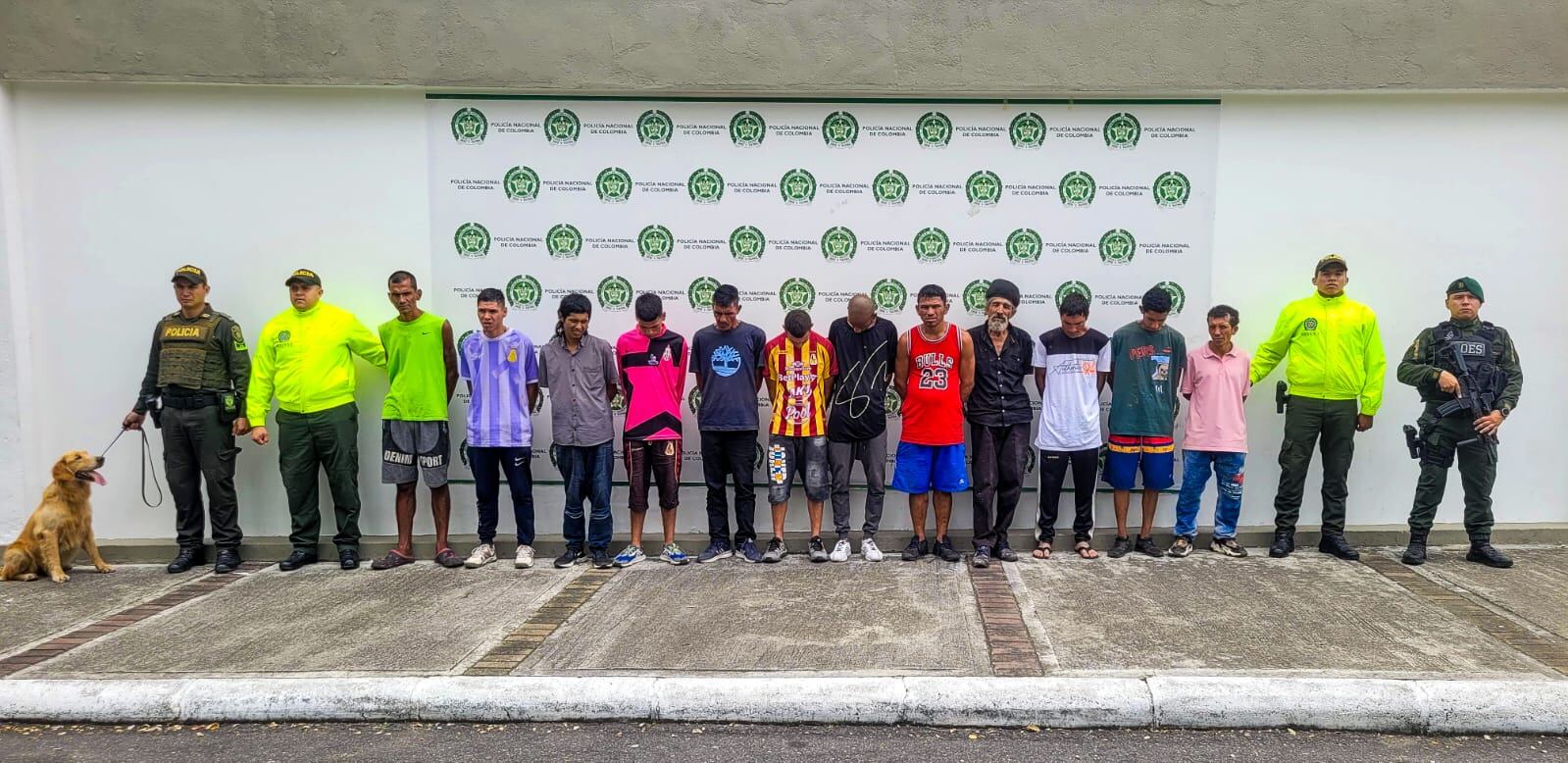 Catorce personas capturadas dejó un operativo de la Policía en Ibagué