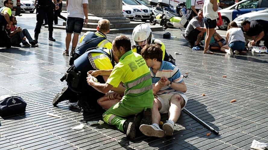 Un colombiano resultó herido en atentado de Barcelona. Foto: Getty Images
