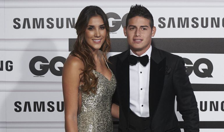 Daniela Ospina y James Rodríguez 