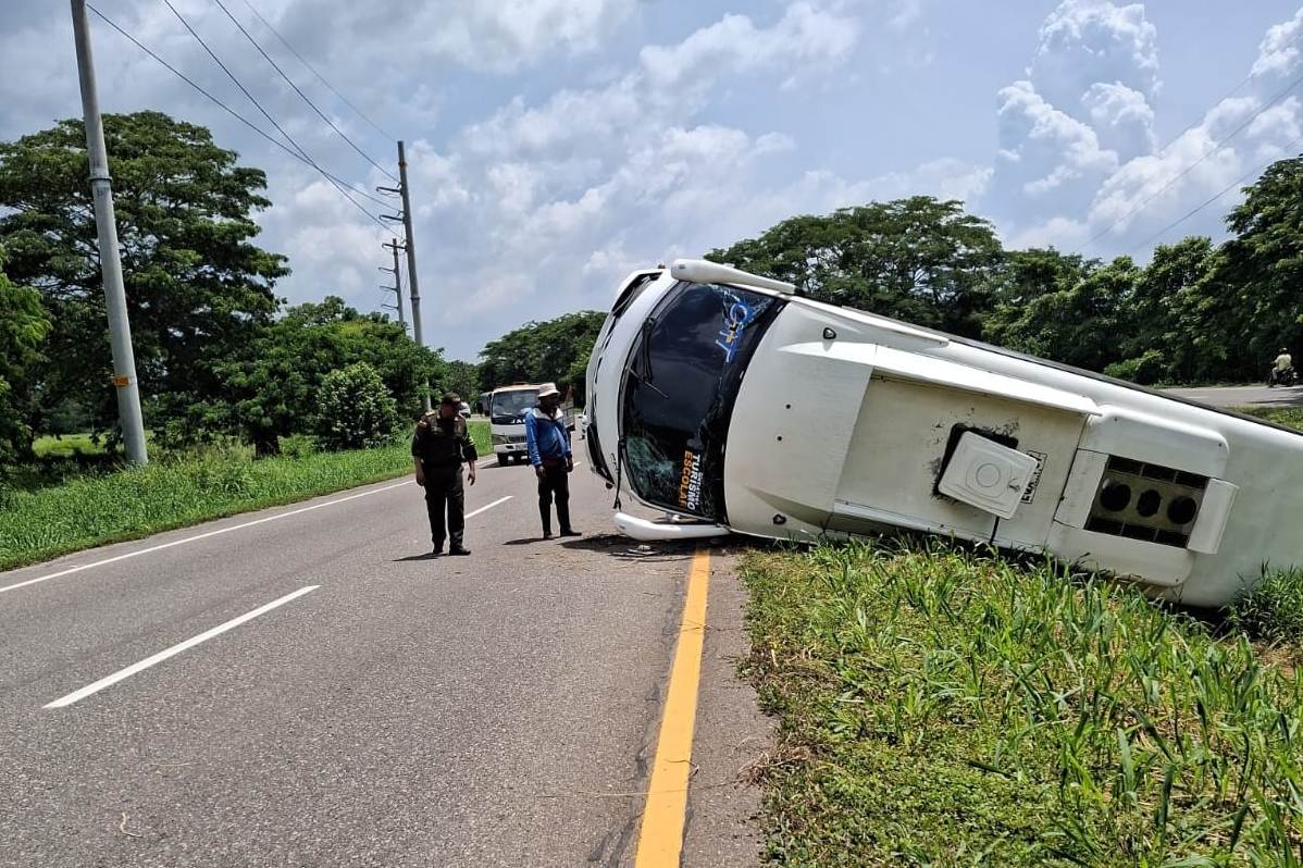 Un herido en accidente de tránsito entre Bayunca y Cartagena
