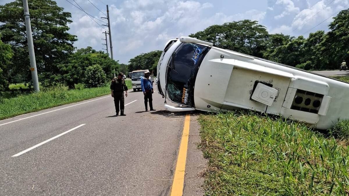 Un herido en accidente de tránsito entre Bayunca y Cartagena