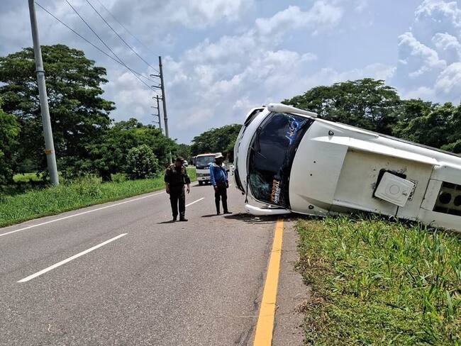 Un herido en accidente de tránsito entre Bayunca y Cartagena