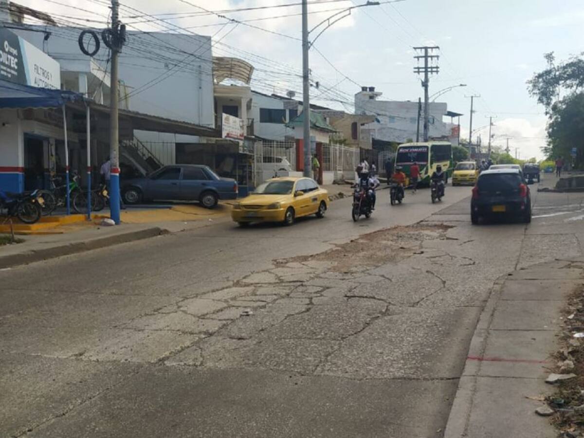 Intervendrán vía de acceso al barrio Los Jardines en Cartagena
