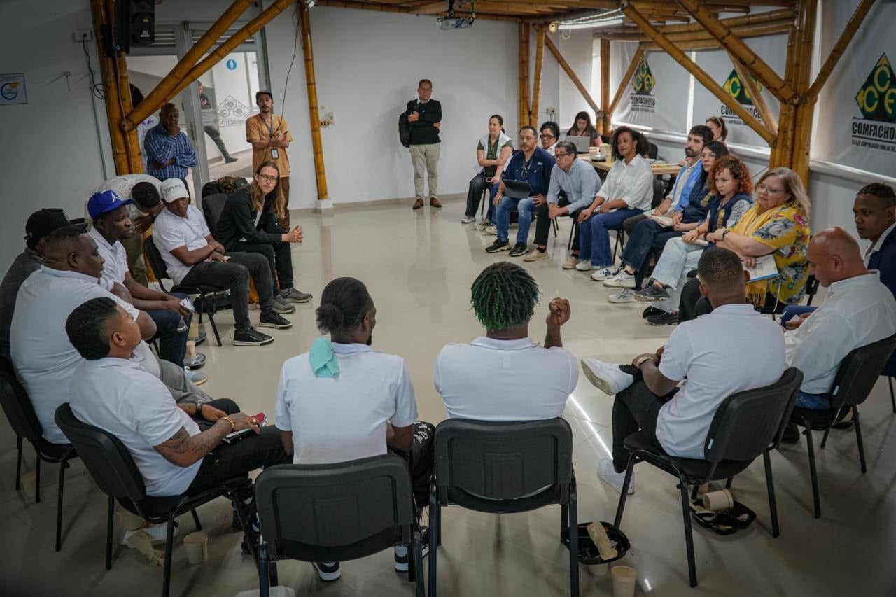 Diálogos entre el Gobierno Nacional y estructuras criminales urbana de Quibdó, Chocó. Foto: Cortesía.