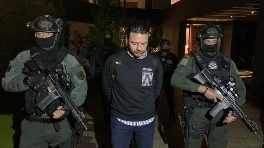 Juan José Valencia Zuluaga, alias Falcon o Andrea, uno de los presuntos narcos del Clan del Golfo y articulador de la salida de cargamentos de cocaína por el Caribe hacia Estados Unidos. Foto: Fiscalía General de la Nación