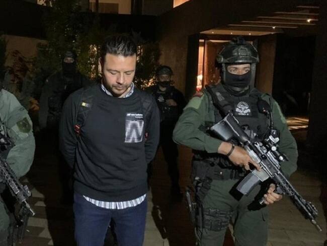 Juan José Valencia Zuluaga, alias Falcon o Andrea, uno de los presuntos narcos del Clan del Golfo y articulador de la salida de cargamentos de cocaína por el Caribe hacia Estados Unidos. Foto: Fiscalía General de la Nación