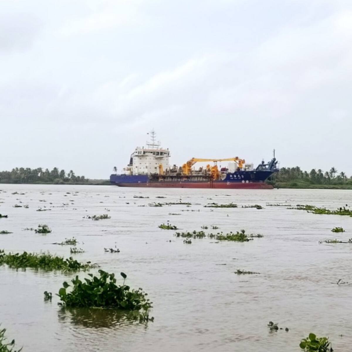 Levantan cuarentena en la tripulación de la draga en Barranquilla