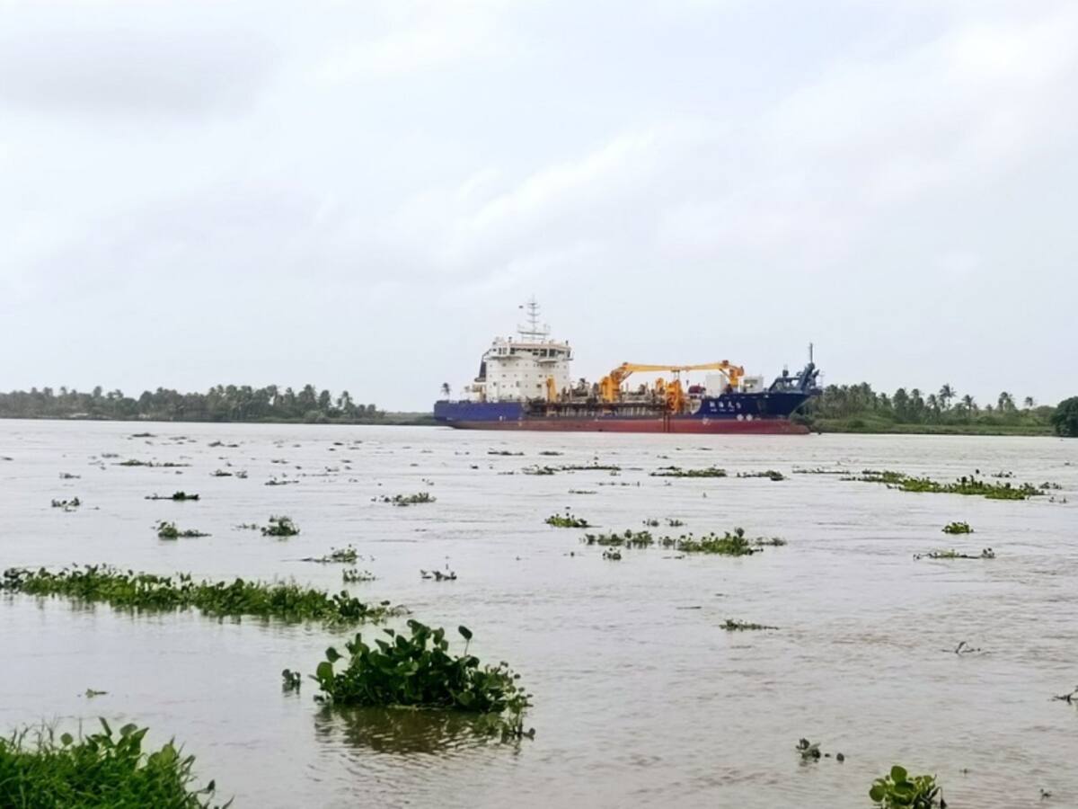 Levantan cuarentena en la tripulación de la draga en Barranquilla