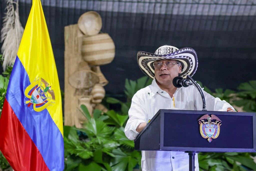 El presidente Gustavo Petro estuvo en Cali durante la entrega del Multicampus universitario La Ladera.