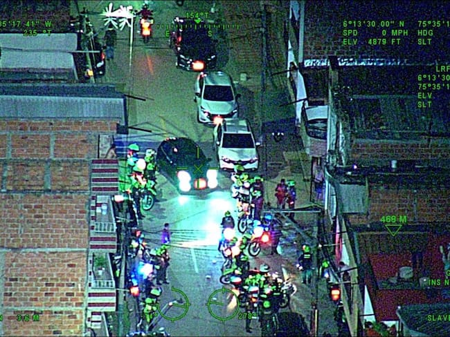 Megaoperativo en el barrio Antioquia dejó 19 capturados y más de 16 kilos de droga incautados