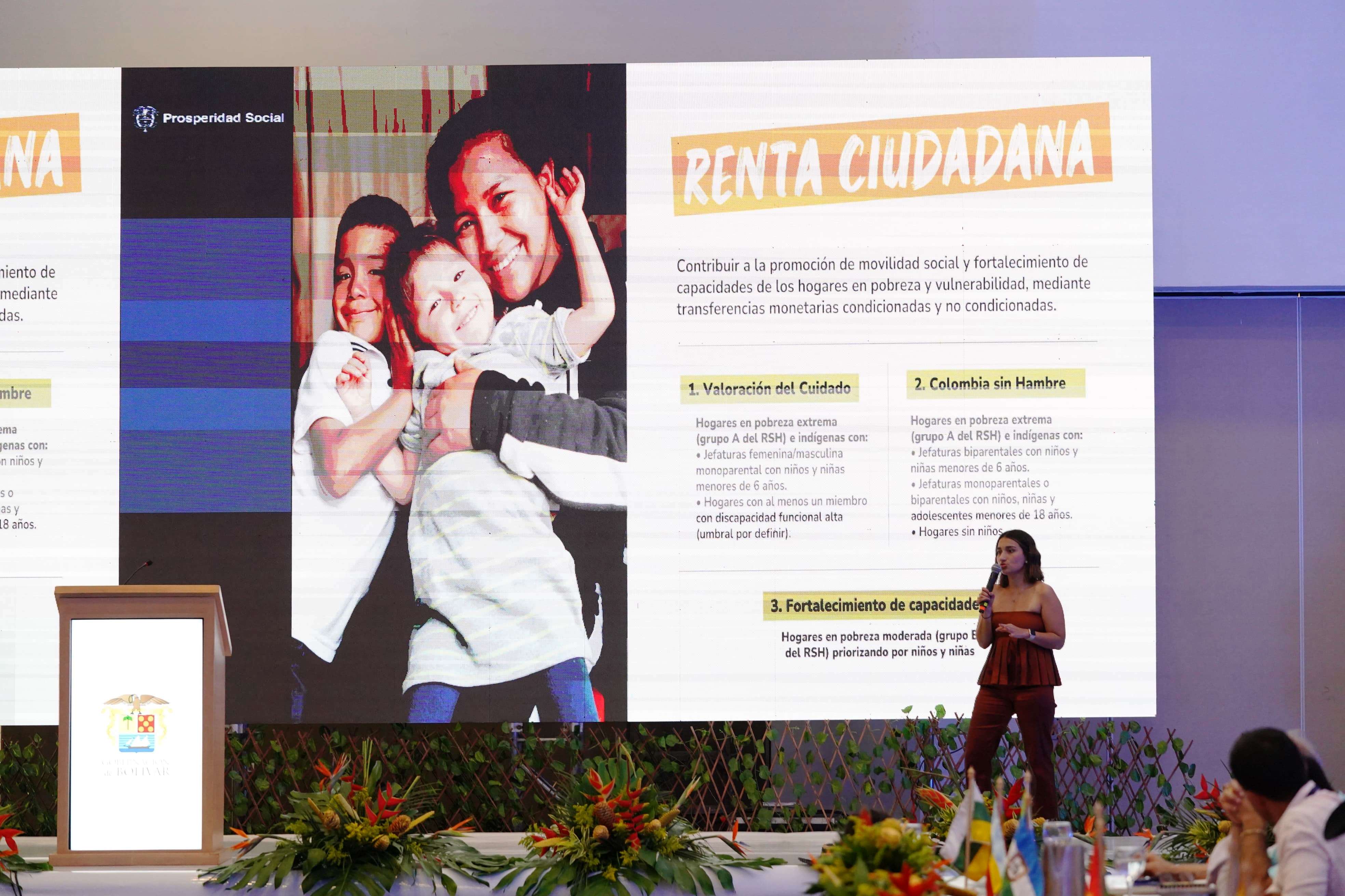 Laura Sarabia invitó a gobernadores reunidos en Cartagena a superar la pobreza