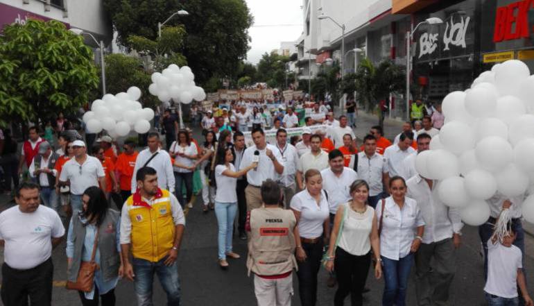 Marcha por las víctimas de Norte de Santander