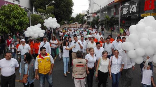 Marcha por las víctimas de Norte de Santander