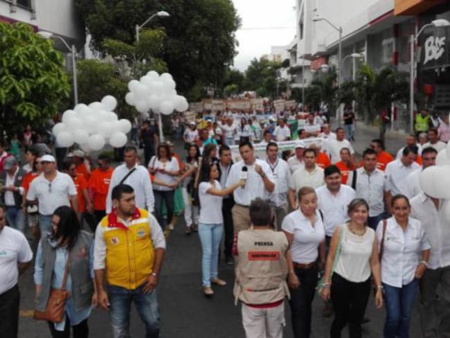 Marcha por las víctimas de Norte de Santander
