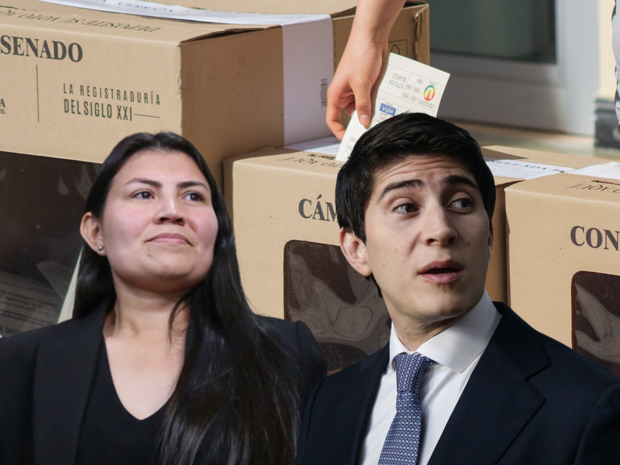 Karen Manrique y Wadith Manzur. Fotos: Colpresa.