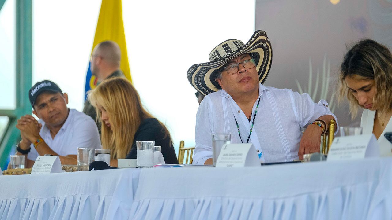 Gustavo Petro Urrego desde el municipio de Tierralta, Córdoba. Foto: Andrea Puentes/Presidencia.