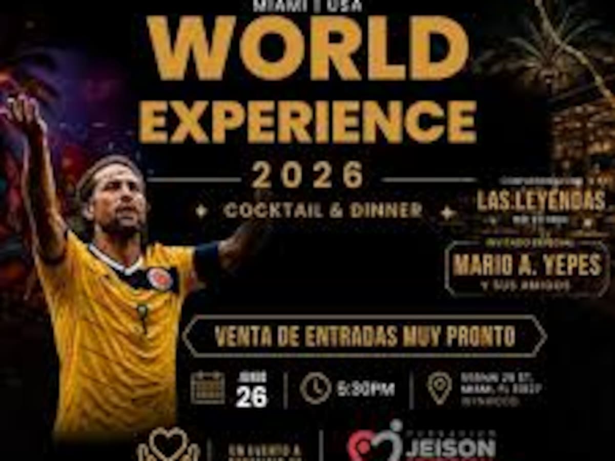 Leyendas del fútbol colombiano se unen en Miami por la inclusión y la educación