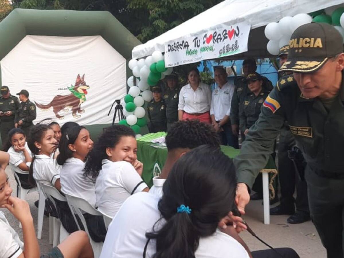 Operativos contra las drogas en colegios de Magangué, Bolívar