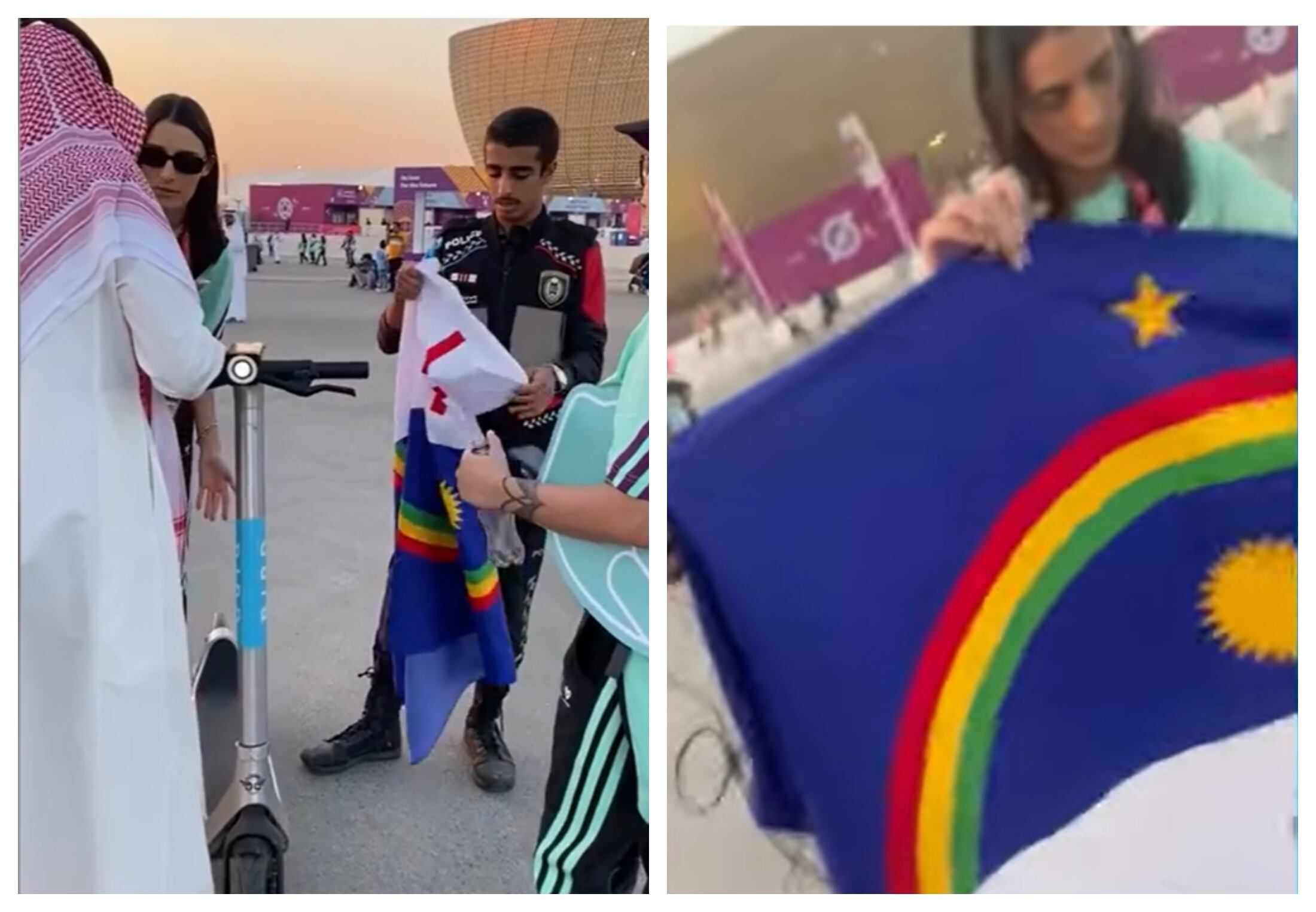 Agregen periodista brasileño en Qatar al pensar que era gay por bandera Pernambuco - Cortesía redes sociales