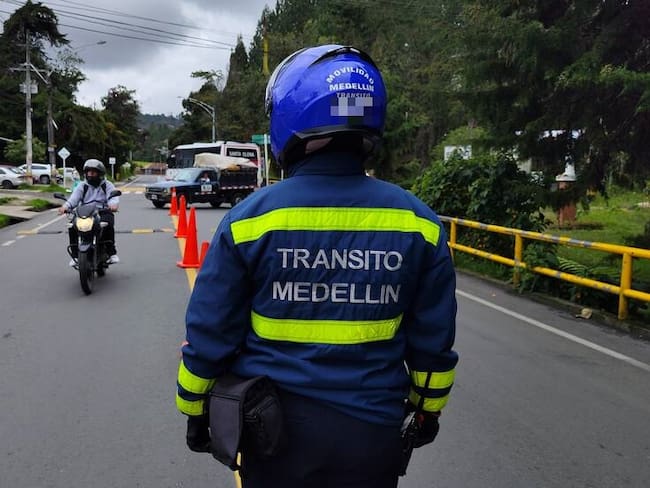 Guarda de Tránsito Medellín- foto archivo cortesía de referencia