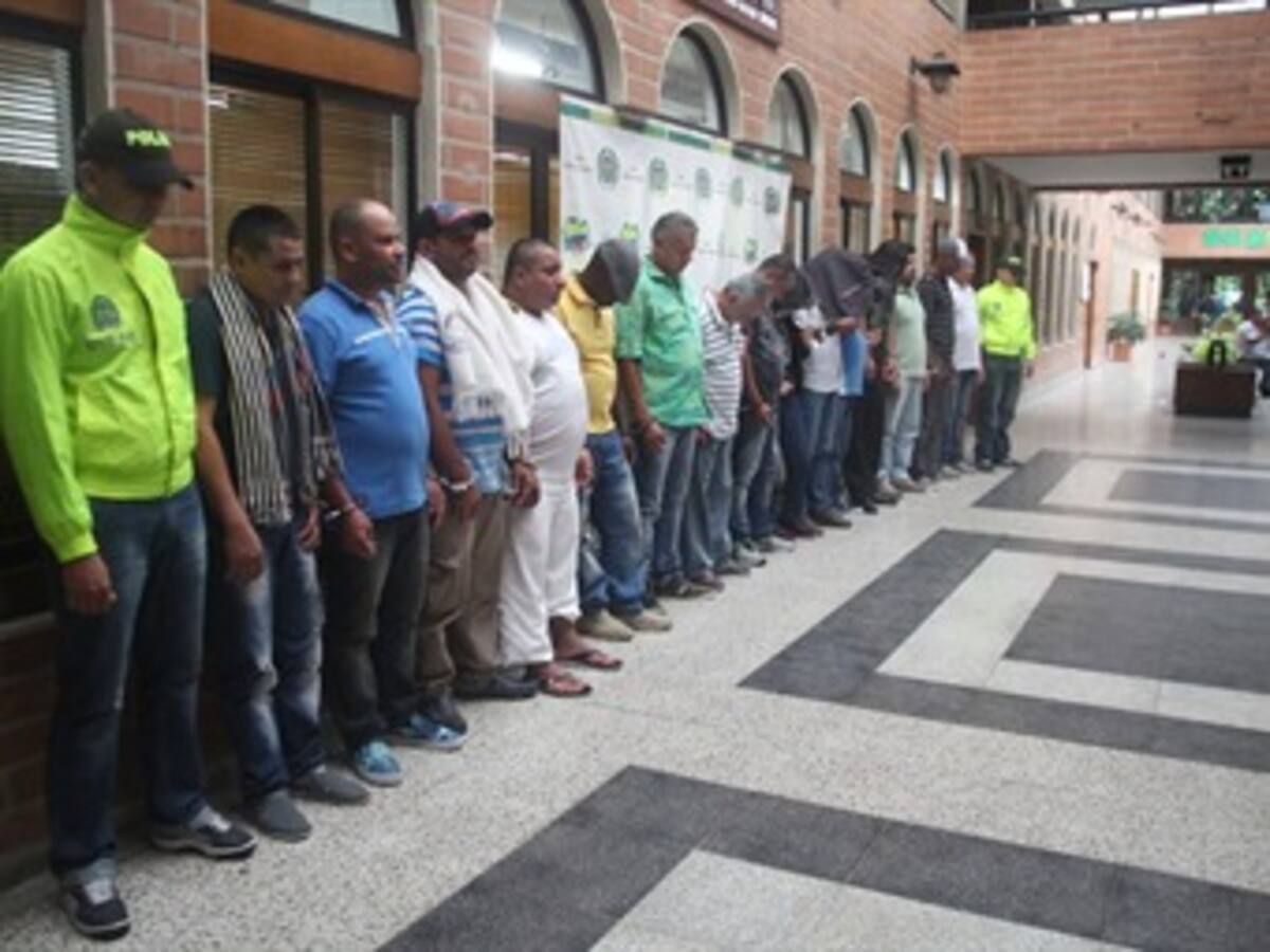 Capturan 34 integrantes de una organización internacional de narcotráfico