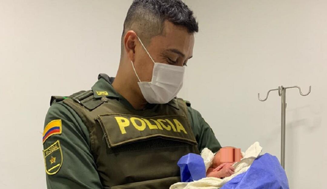 Recién nacida rescatada