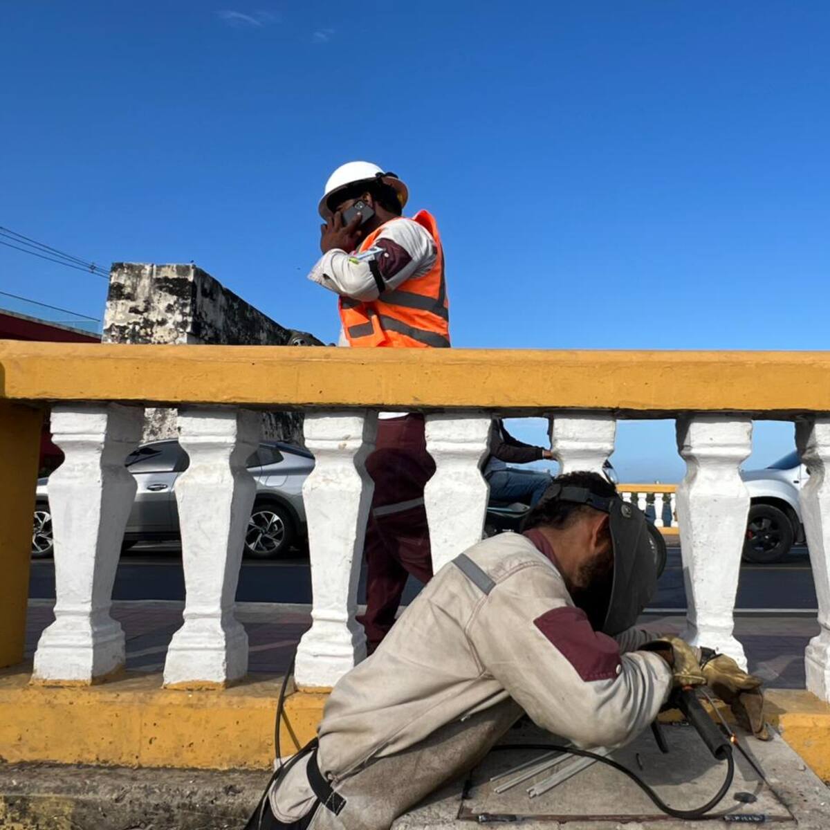 Restablecido el alumbrado público en el Puente Román tras hurtos y actos de vandalismo