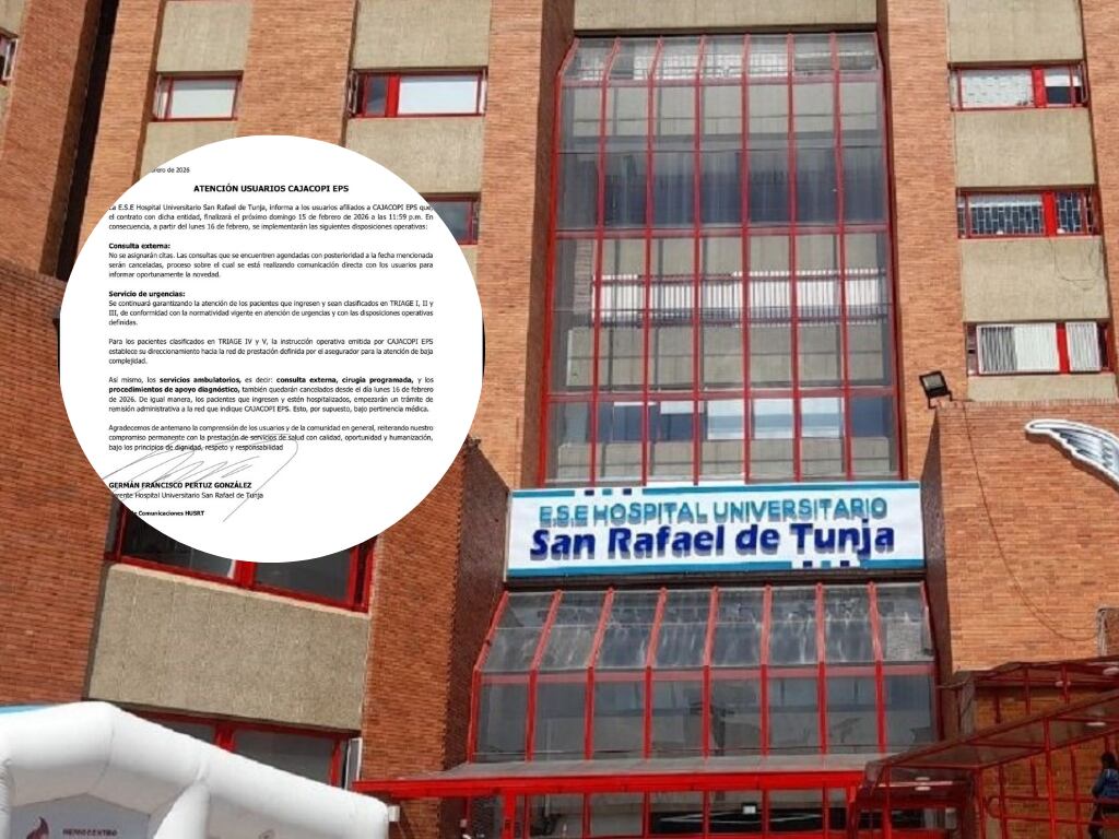 A partir del próximo lunes no se asignarán citas, consulta externa, servicios ambulatorios, ni cirugías a los usuarios de la EPS Cajacopi